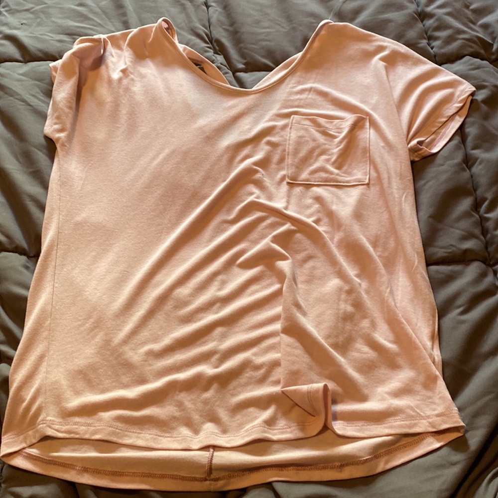 Pink Crossback T-shirt: M